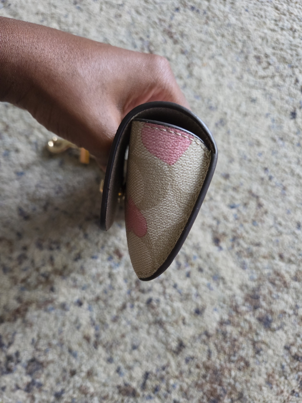 Coach Heart-Print Sunglasses Case - Picture 5 of 9